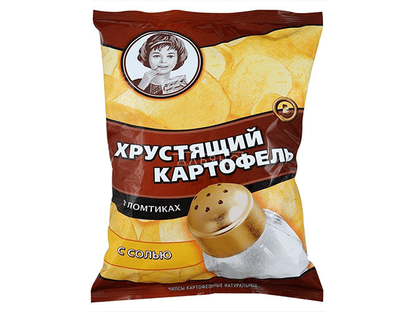 Картофельные чипсы "Девочка" 160 гр. в Железнодорожном