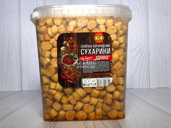 Сухарики с аджикой в Железнодорожном