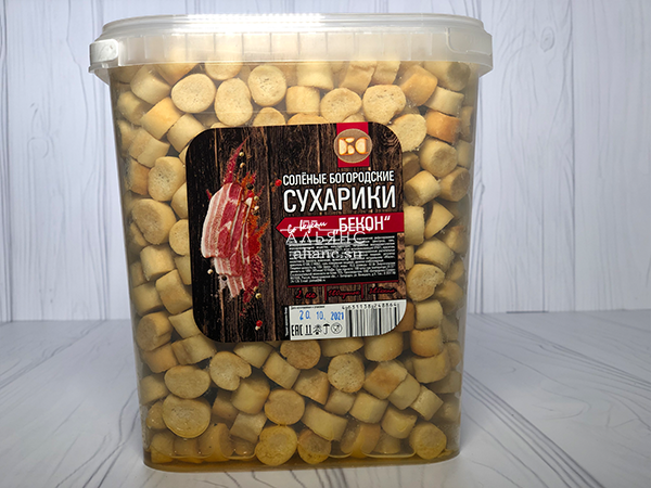 Сухарики с беконом в Железнодорожном
