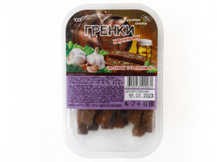 Возврат: Сурские гренки Чеснок с зеленью (100 гр)