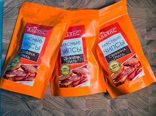 Диспенсеры для снеков: Мясо (АЛЬЯНС) вяленое свинина 