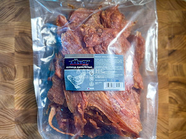 Мясо (АЛЬЯНС) вяленое курица 500гр "С халапеньо" в Железнодорожном