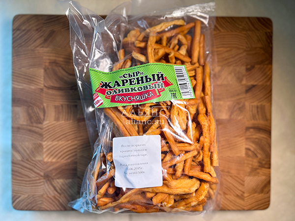 Жареный сыр "ВКУСНЯШКА" (Оливковый) 500гр. в Железнодорожном