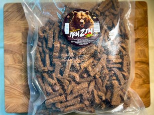 Корюшка  САХАЛИНСКАЯ с икрой (100 гр): Соломка Бородинская со вкусом Тайский перец