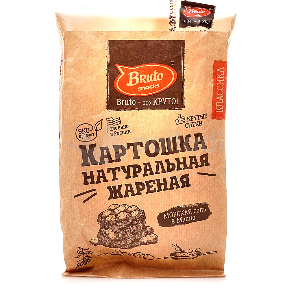 Картофель «Бруто» с солью 70 гр. в Железнодорожном