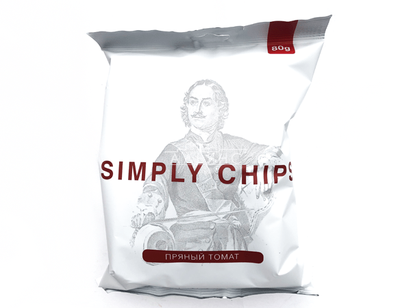 Картофельные чипсы "Simple chips" Пряный томат 80 гр. в Железнодорожном