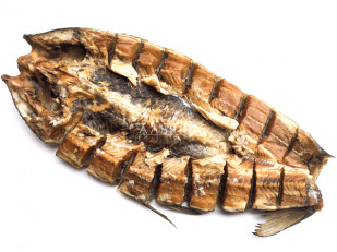 Кальмар со вкусом краба (Мясо краба): Сом (бабочка) холодного копчения